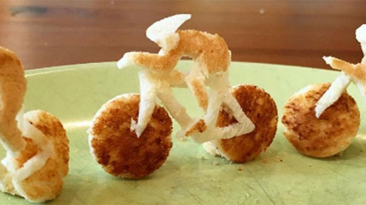 A dad makes brilliant toast sculptures to improve his daughter's breakfast