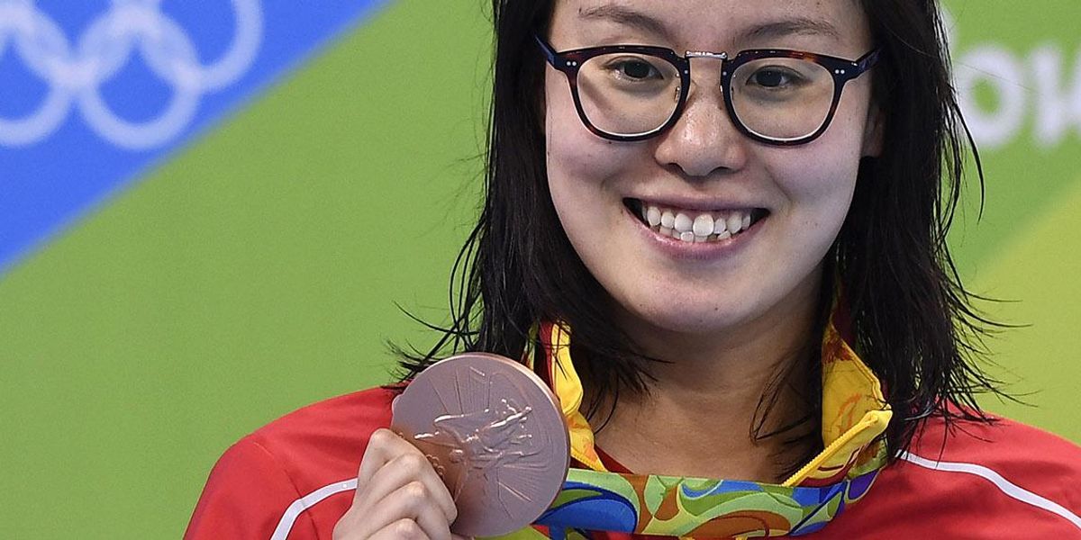 An Olympic swimmer just schooled China on periods