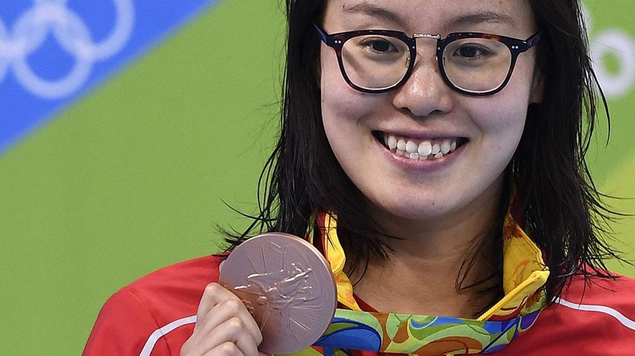 An Olympic swimmer just schooled China on periods