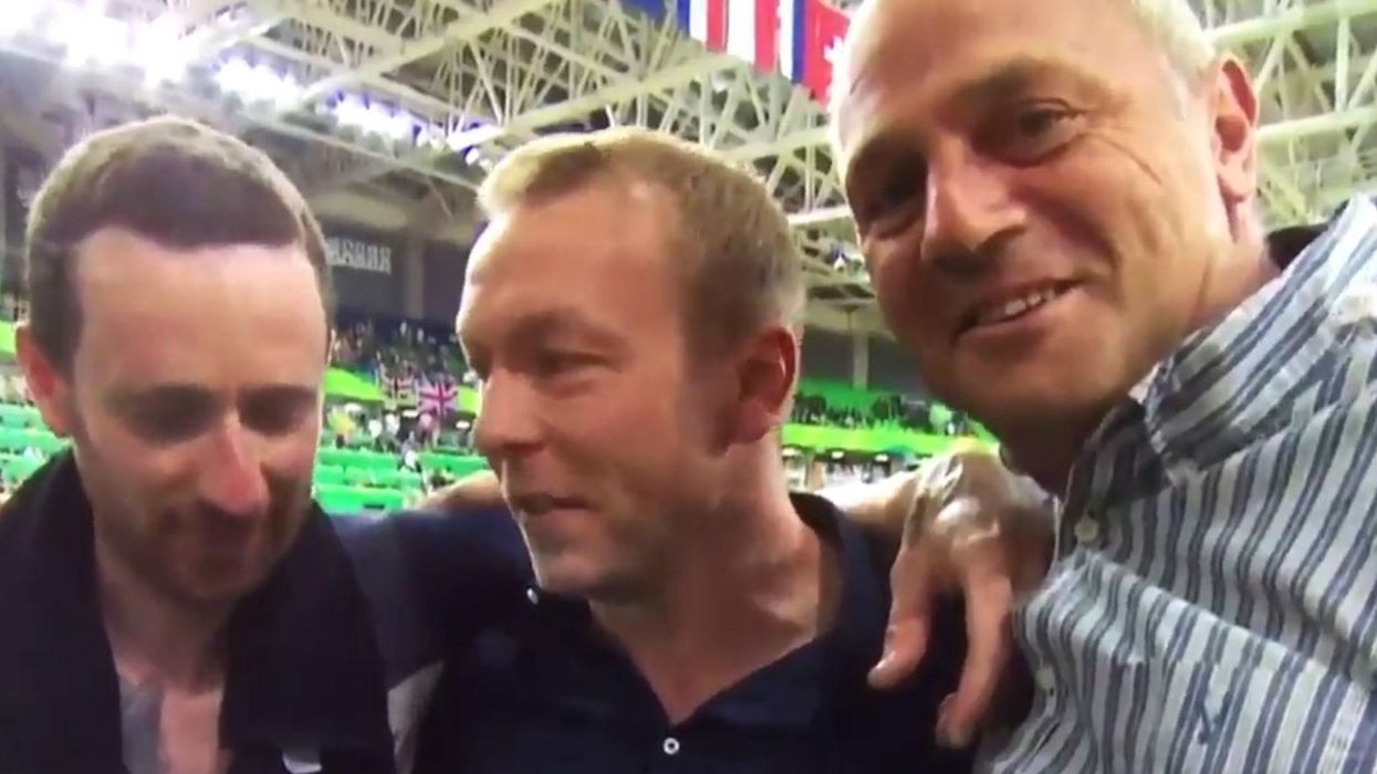 Three Olympic legends and one very awkward video