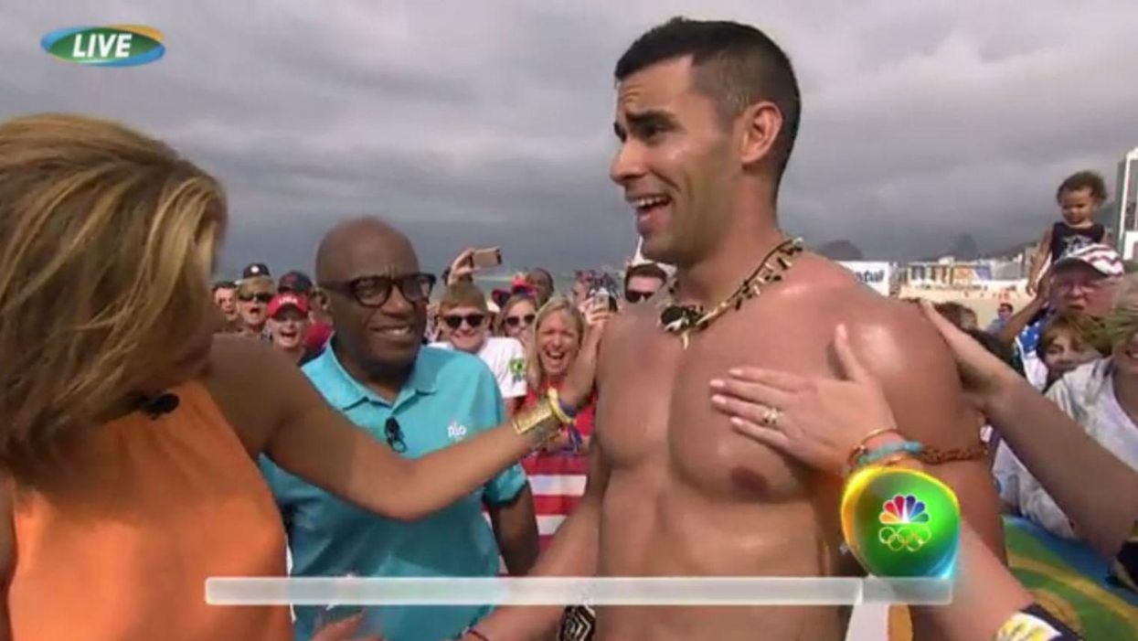 The 'oily Tongan man' did an interview on live TV and it got incredibly awkward