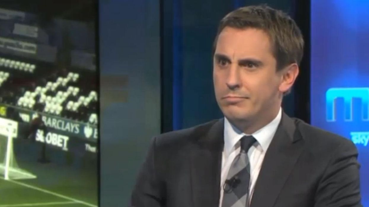 Gary Neville rejoined Sky Sports and Jamie Carragher immediately trolled him