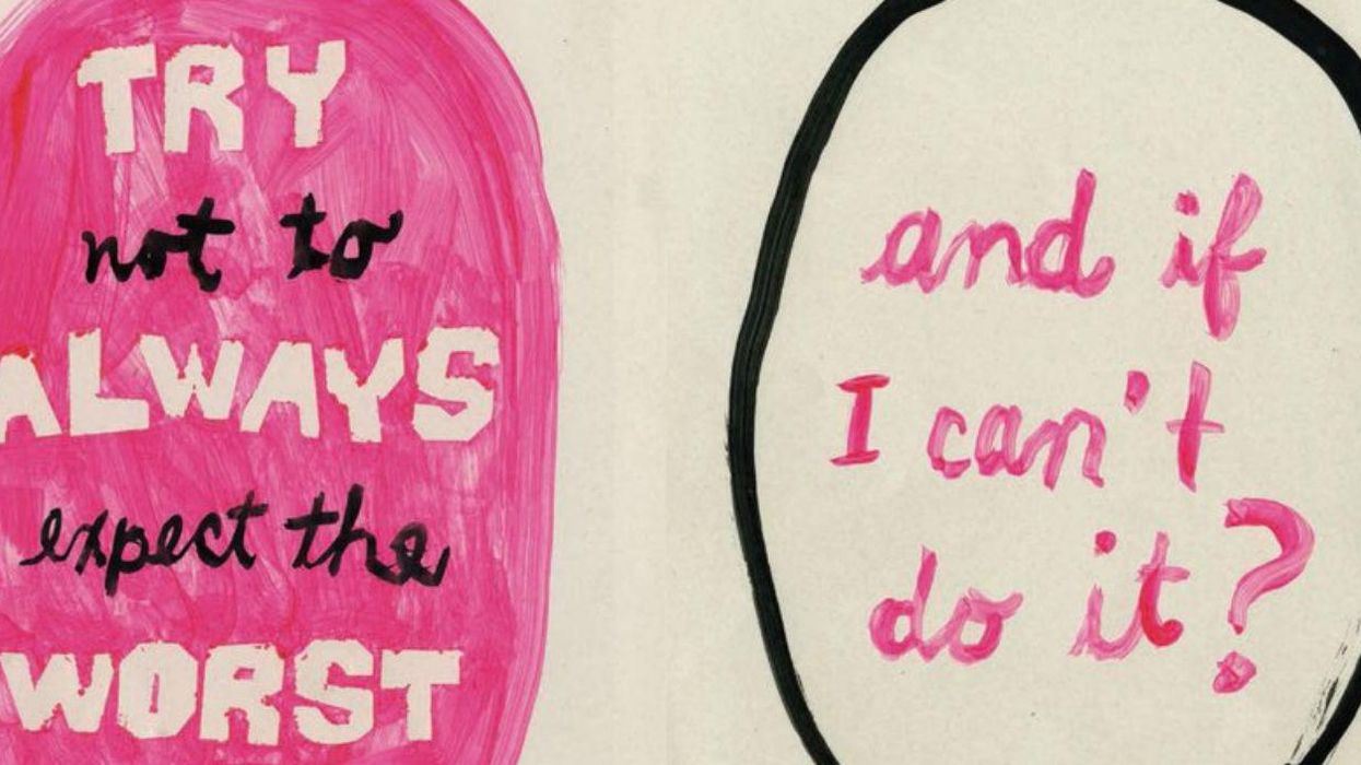 The illustrations that show what life is like with anxiety