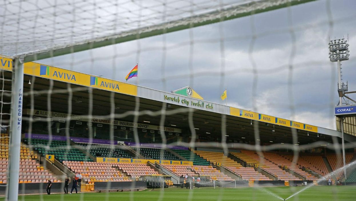 When a fan asked 'what the hell' Norwich City was supporting gay pride for, the club replied with one wonderful word
