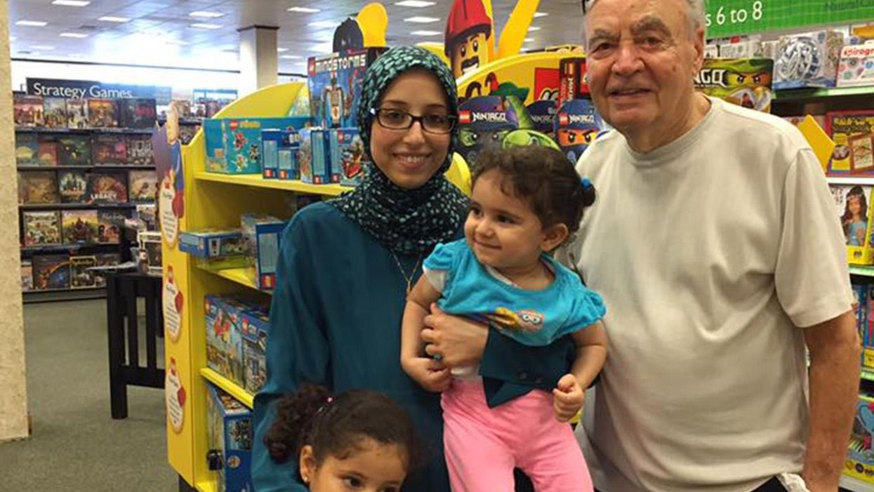 Random man walks up to Muslim family, makes the world a better place