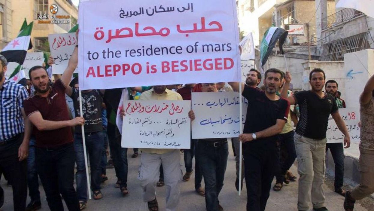 The heartbreaking message from the people of eastern Aleppo