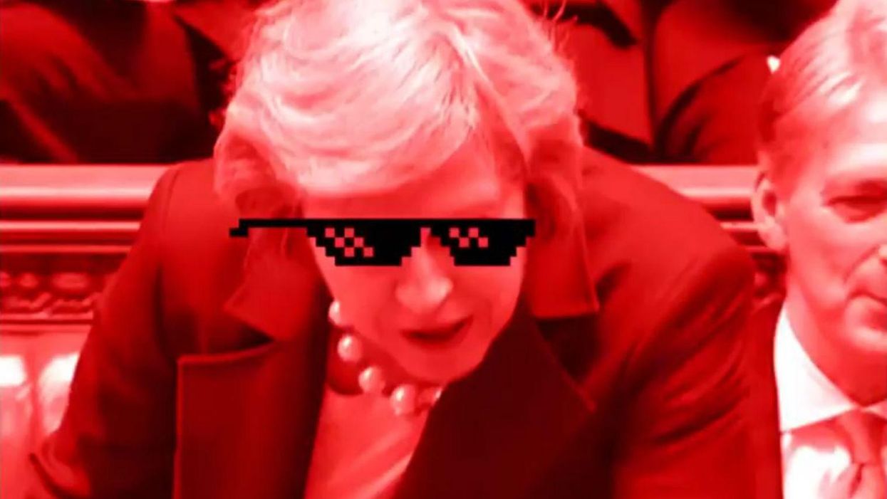 Sky News created this incredible video of Theresa May but then deleted it