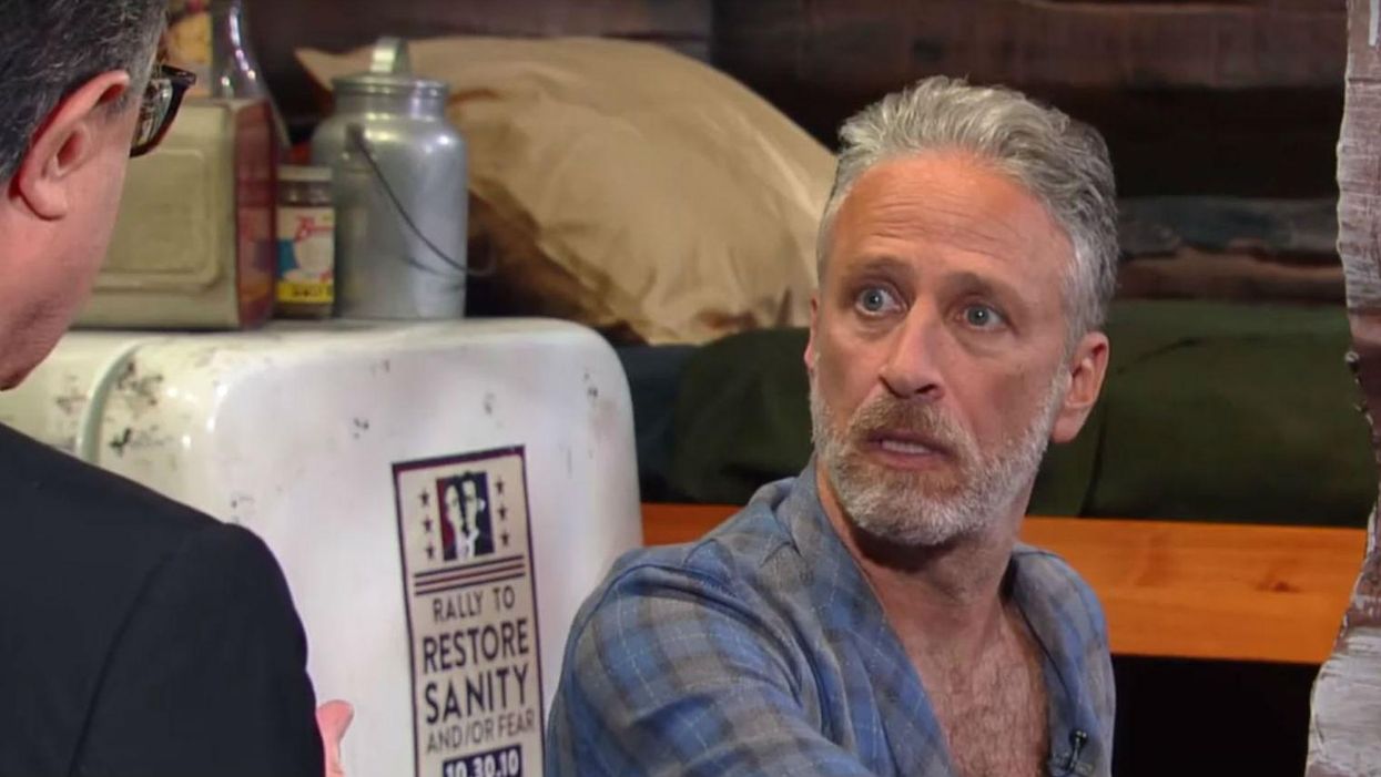 Jon Stewart came out of retirement to try and make sense of Donald Trump's Republican candidacy