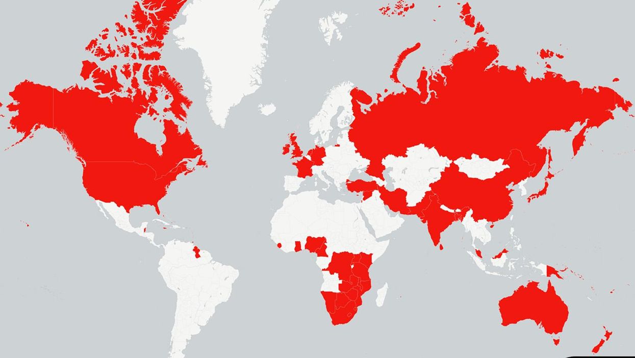 Updated: A map of all the countries Boris Johnson has offended