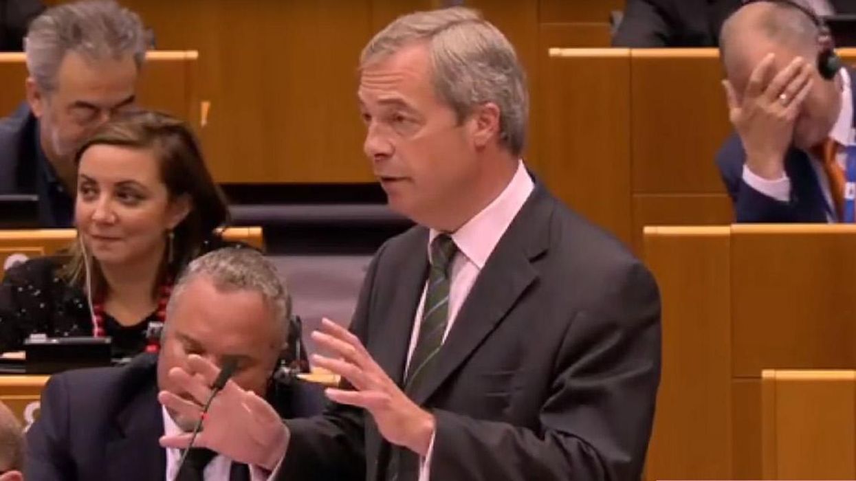 Someone has pointed out a very awkward problem with Nigel Farage's 'proper job' speech
