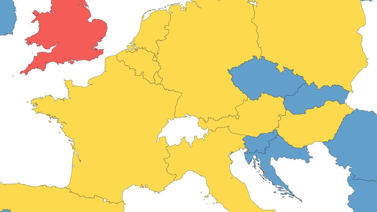 A map of other countries that could leave the European Union