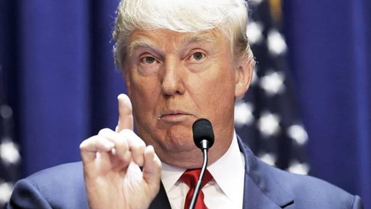 Donald Trump is on his way to the UK and of course everyone is making the same joke