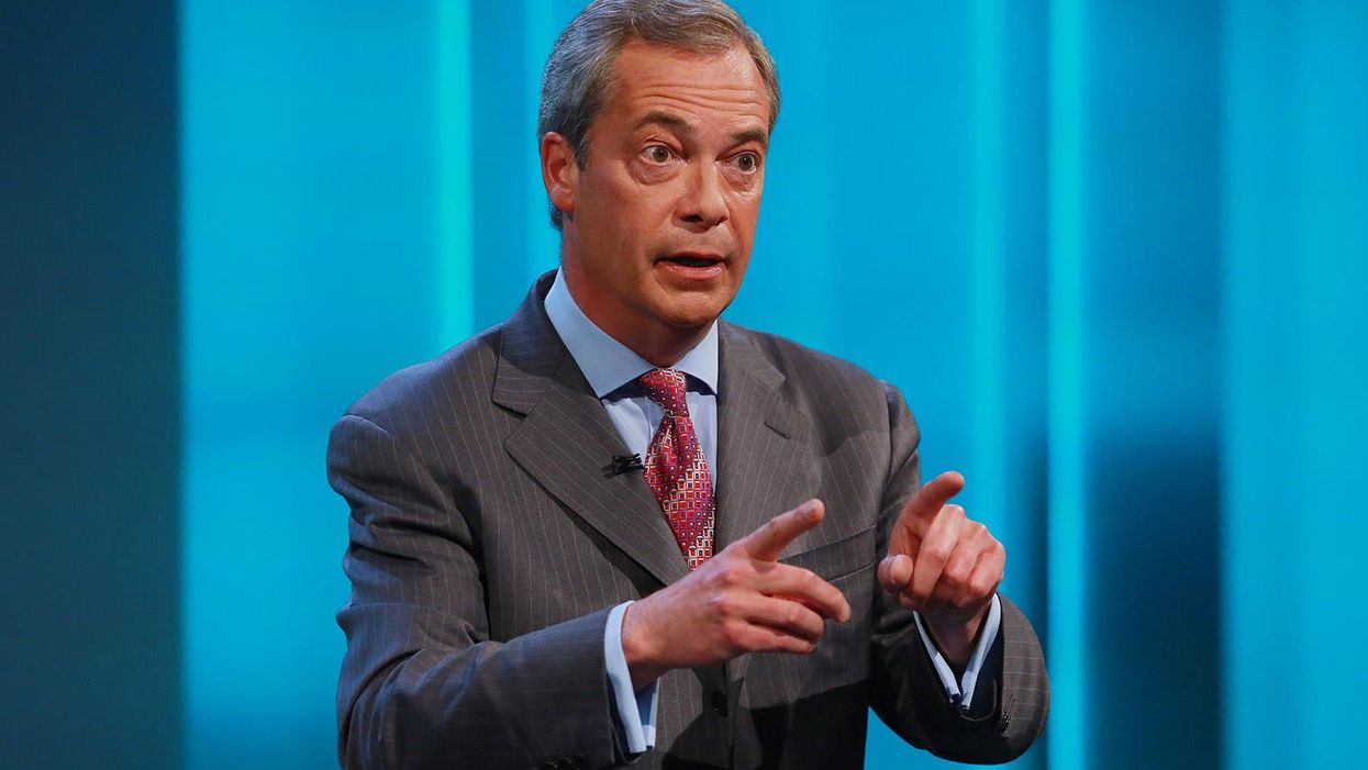 Nigel Farage just called himself a 'victim' when talking about Jo Cox and refugees