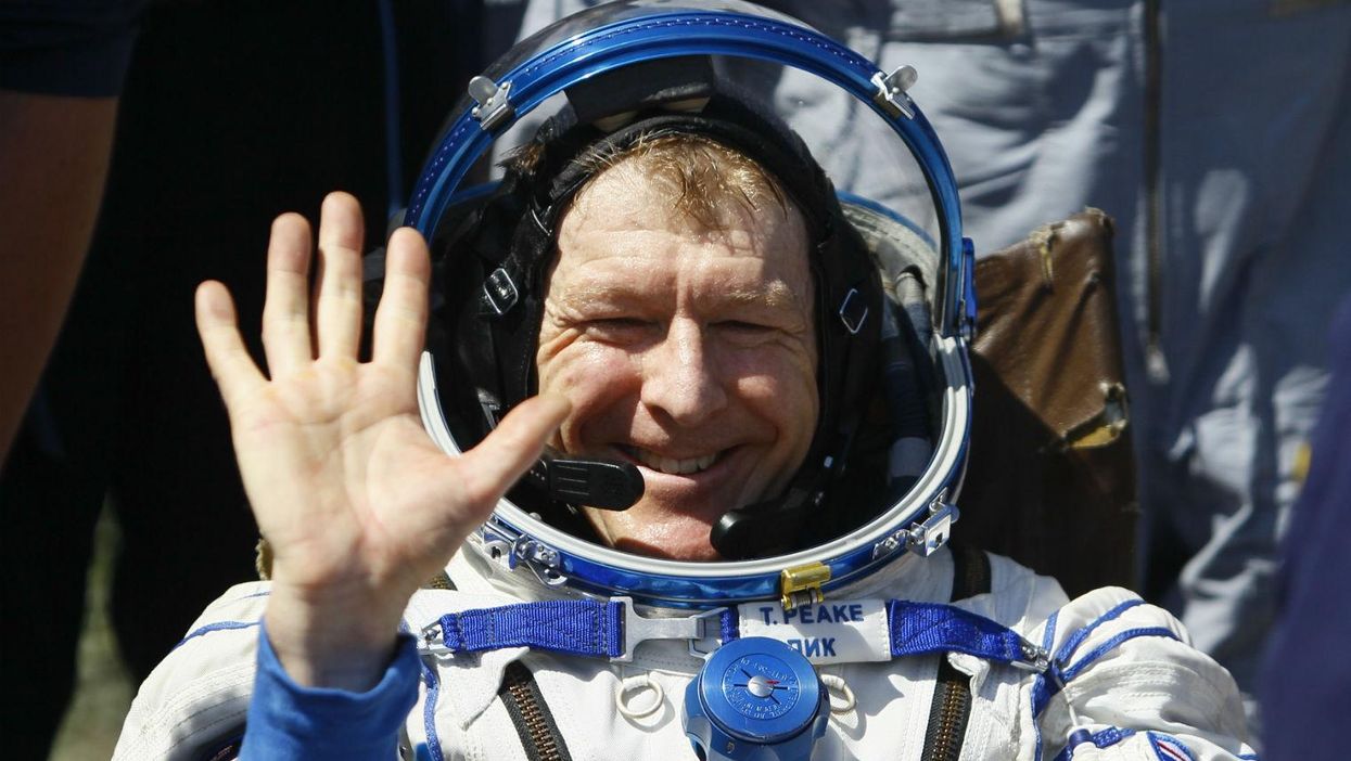 People are asking Nigel Farage if there's any room left in Britain for Tim Peake