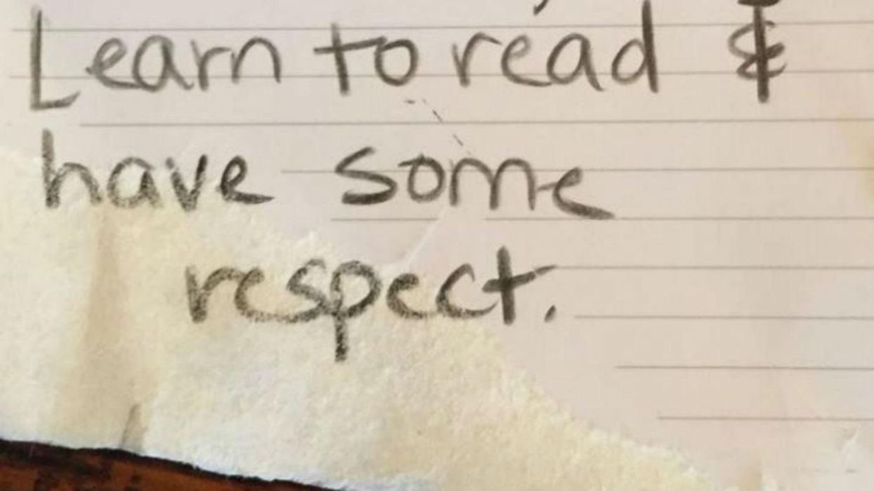 Someone left an angry note on this woman's car - and it backfired massively
