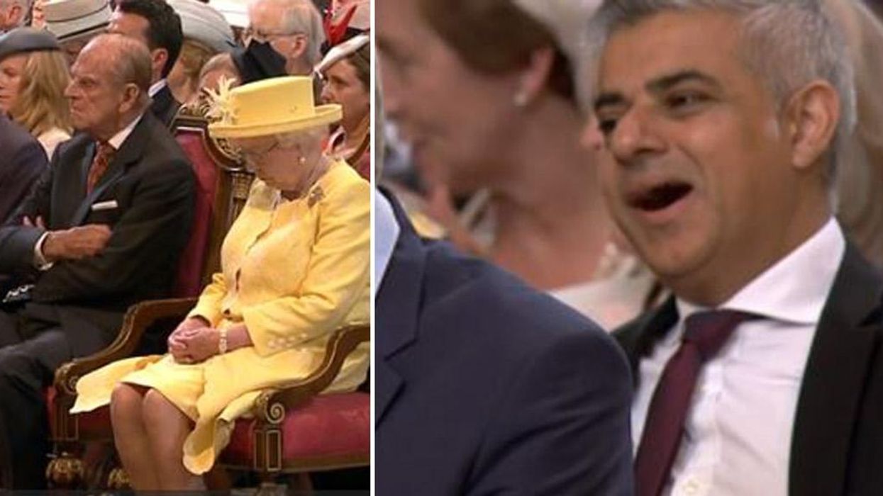 Sadiq Khan yawned at the Queen's birthday celebration and some people are outraged
