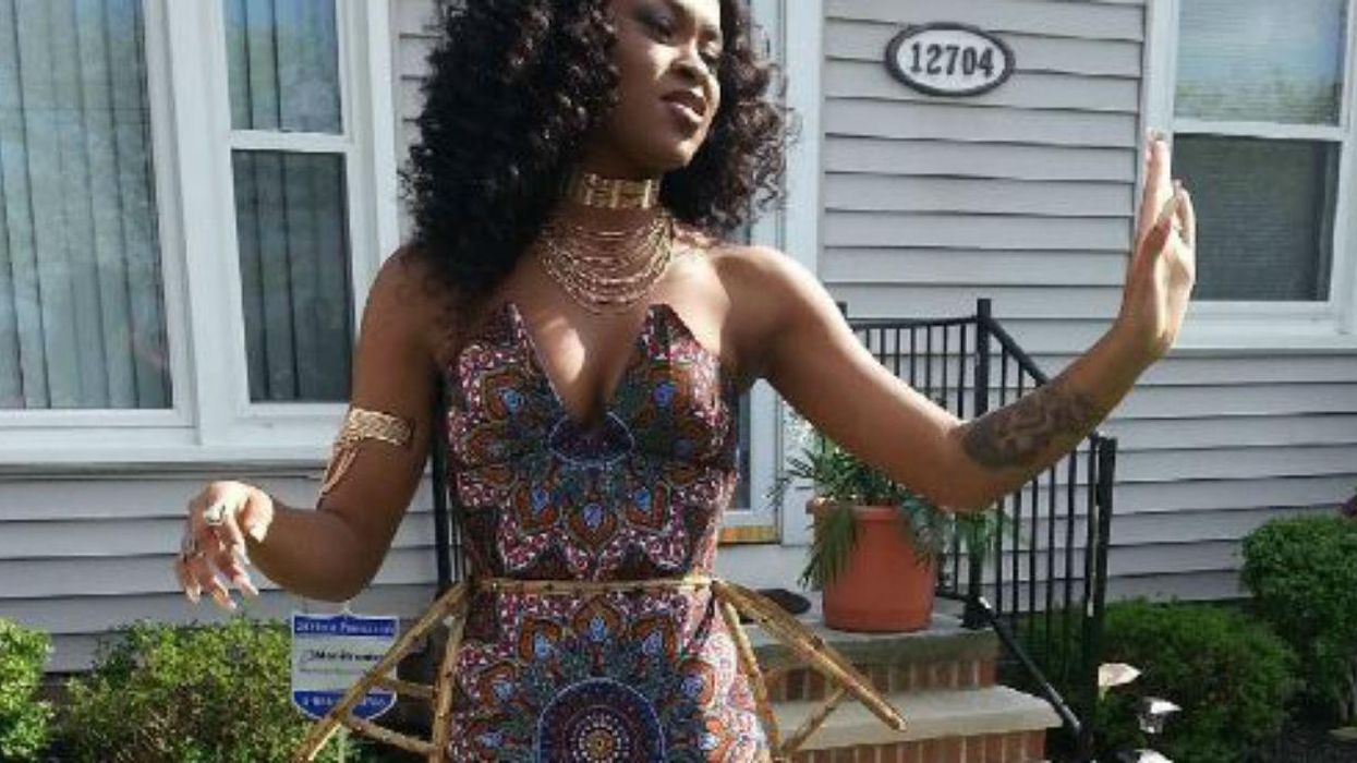 A teacher said an African-style prom dress would 'tacky'. This teen definitely proved her wrong