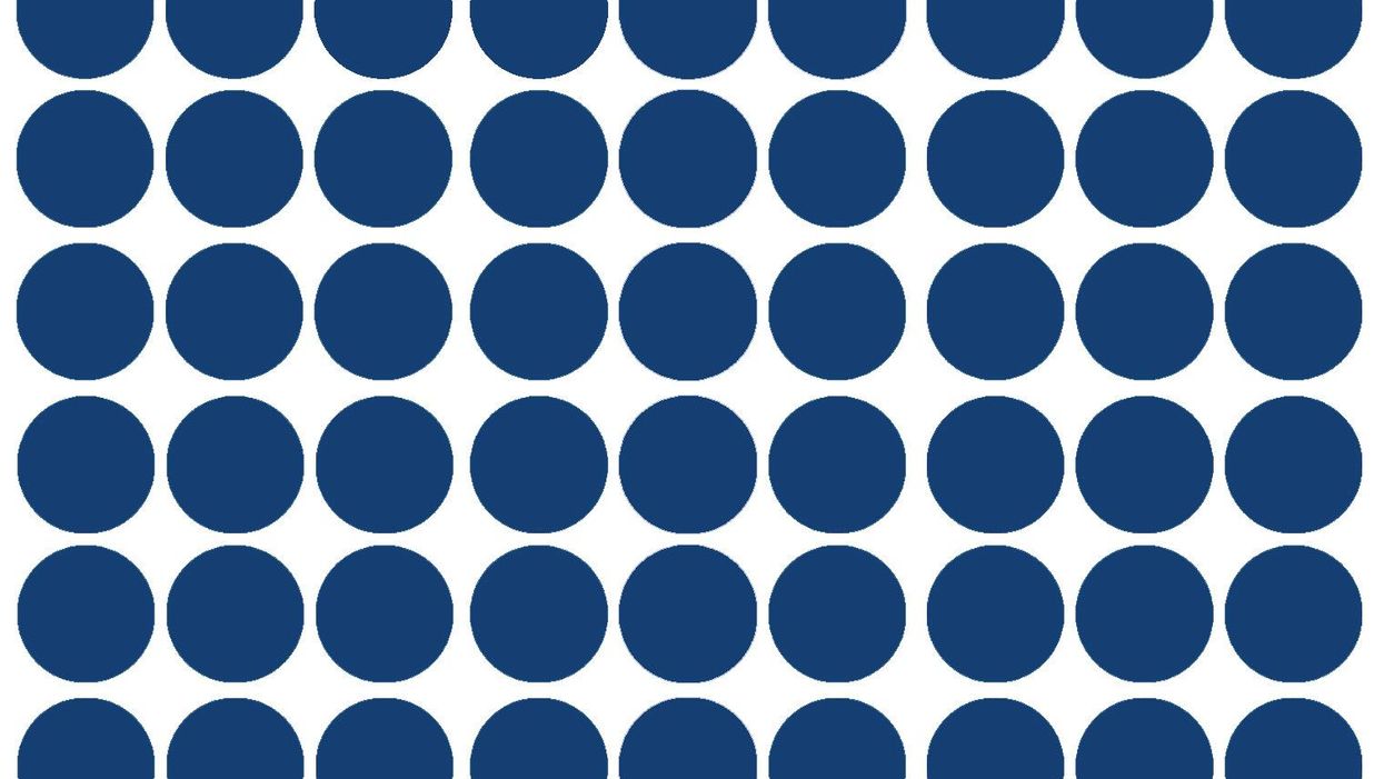 Can you spot the letters hidden in these dots?