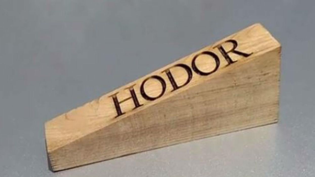 It's far too soon for Hodor door stoppers but someone's made them anyway