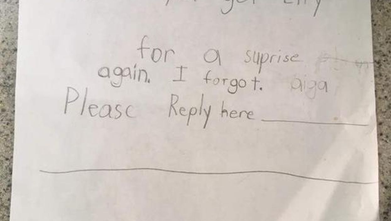 This little girl's letter impersonating her dad is absolutely foolproof