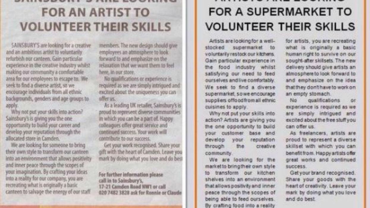 This artist's comeback shows up just how ridiculous that Sainsbury's 'volunteer' ad really was
