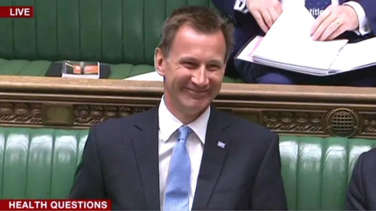 Jeremy Hunt might need to go to A+E after getting burned by this Labour MP