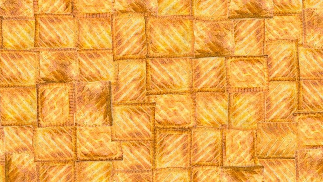 Greggs did one of those puzzles, with steak bakes and a cheese and onion pasty