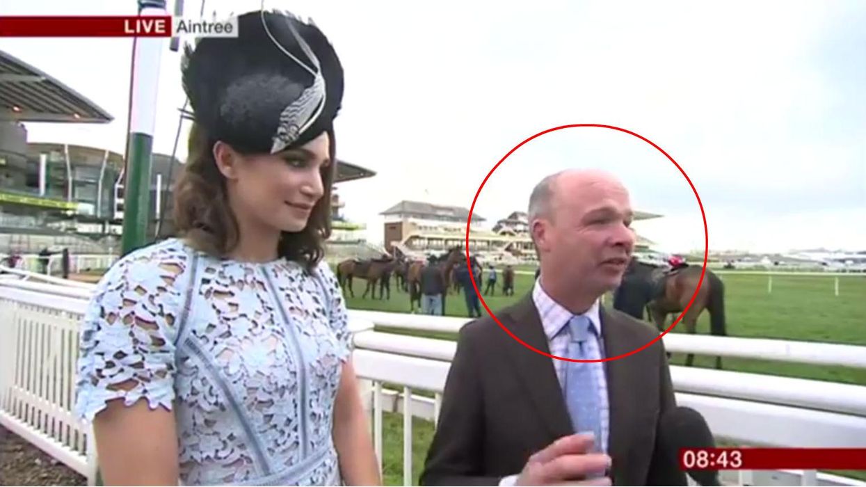 When this BBC reporter realised he was late for a live broadcast, his response was priceless