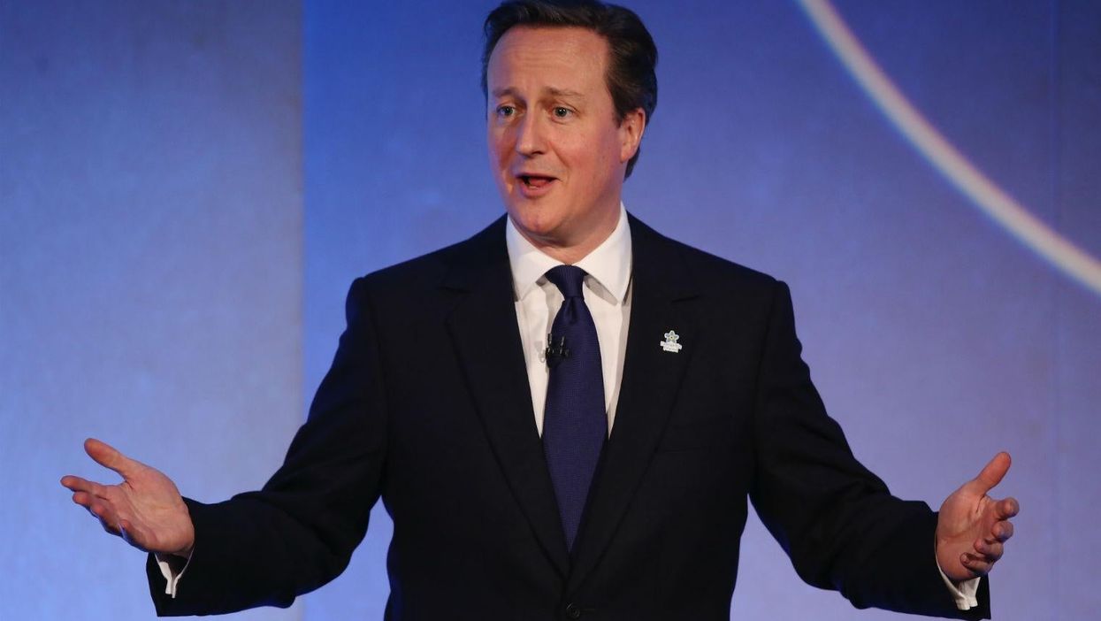 David Cameron says he likes watching Glastonbury in front of the fire. Umm, it's in June