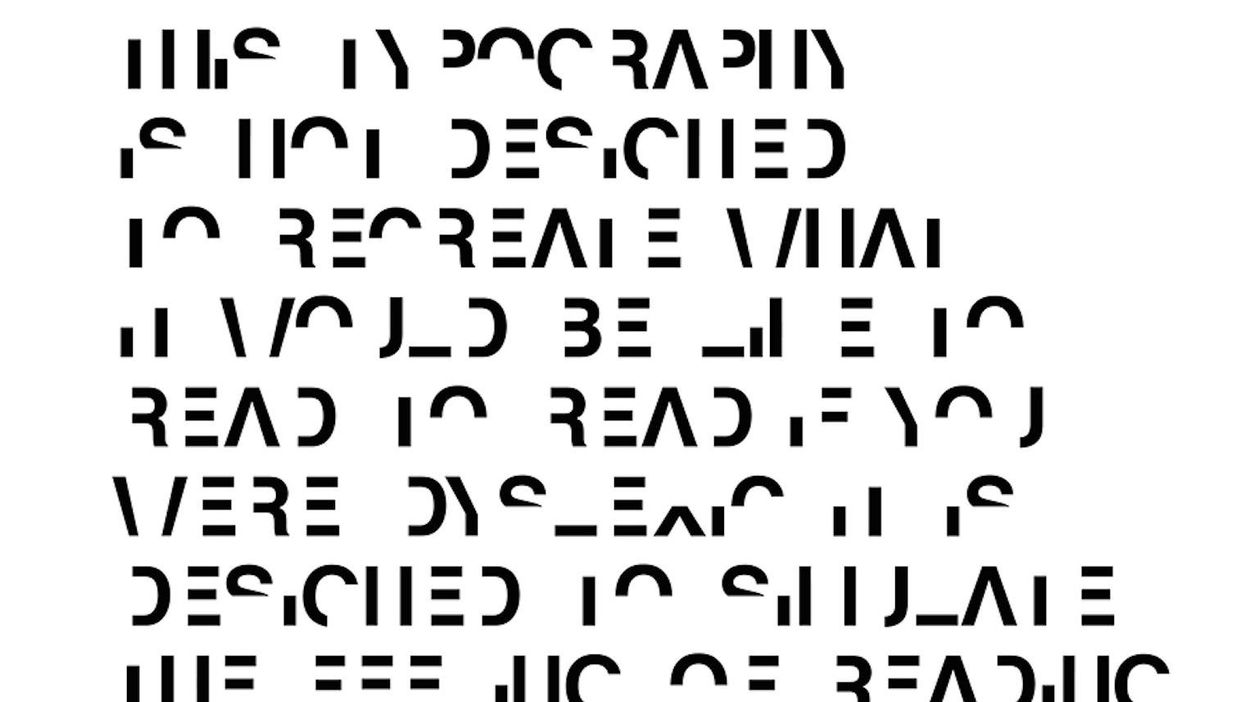 This reading test shows you the frustrations of being dyslexic