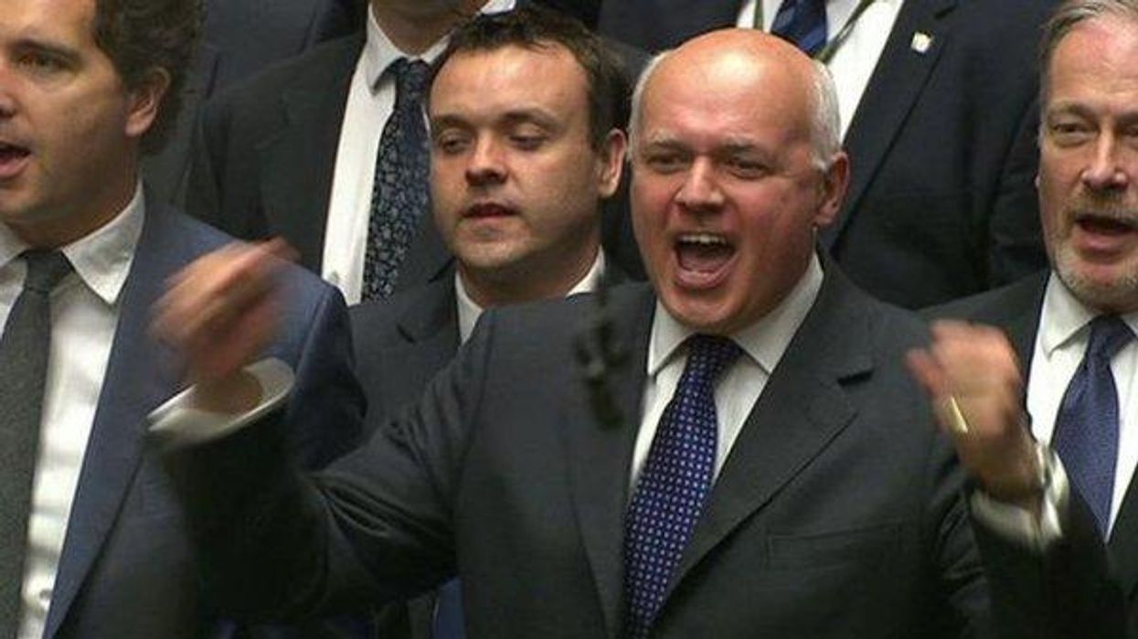 What Iain Duncan Smith was actually cheering about in that gif