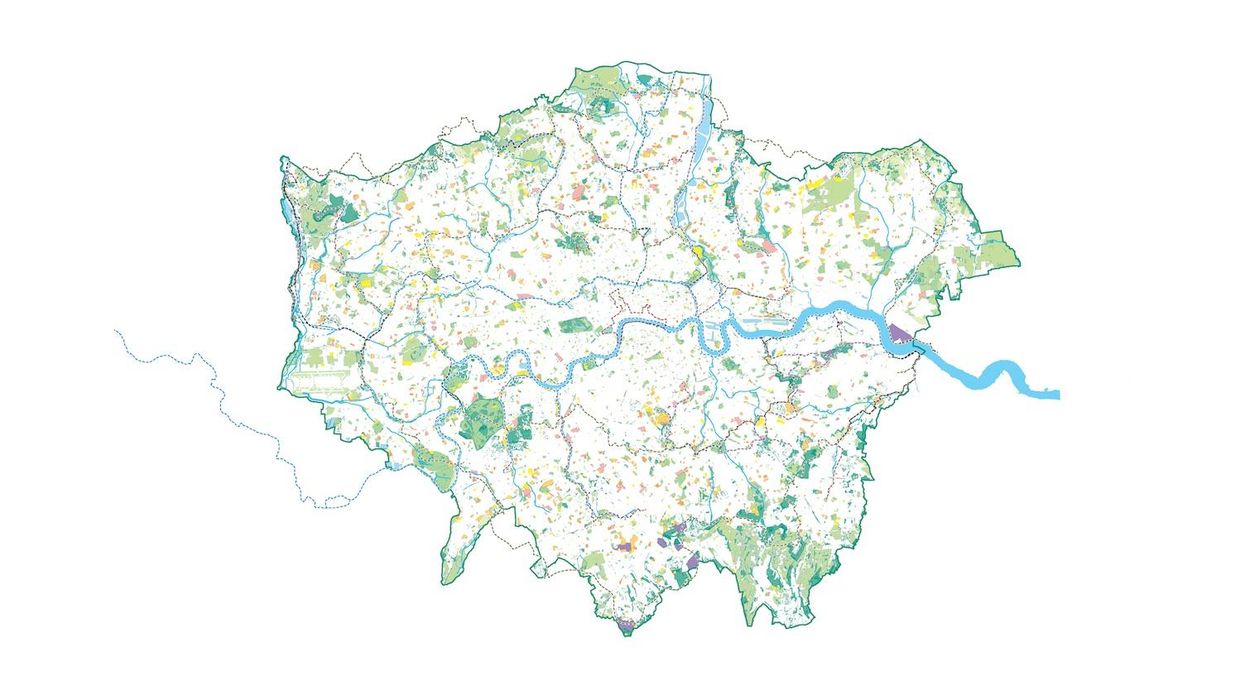 This map shows how London is probably a lot greener than you think it is
