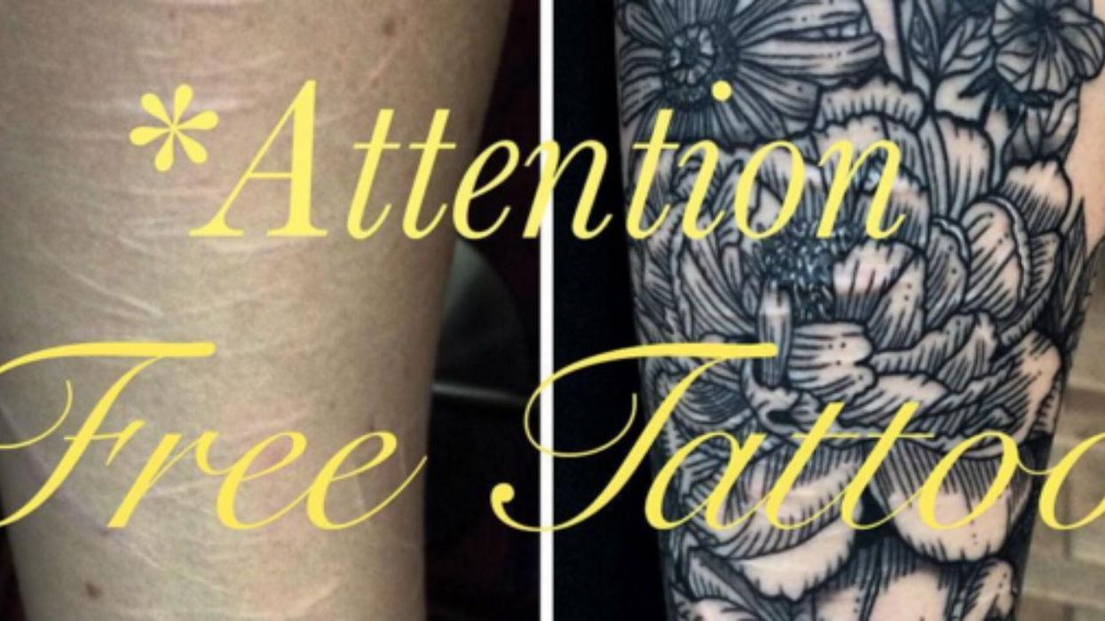 This tattoo artist is giving free tattoos for people with self-harm scars