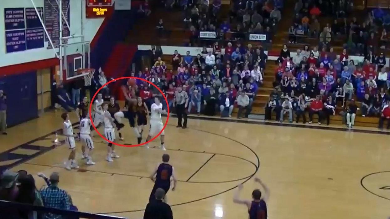 This kid scored one of the most brutal slam dunks you're ever likely to see