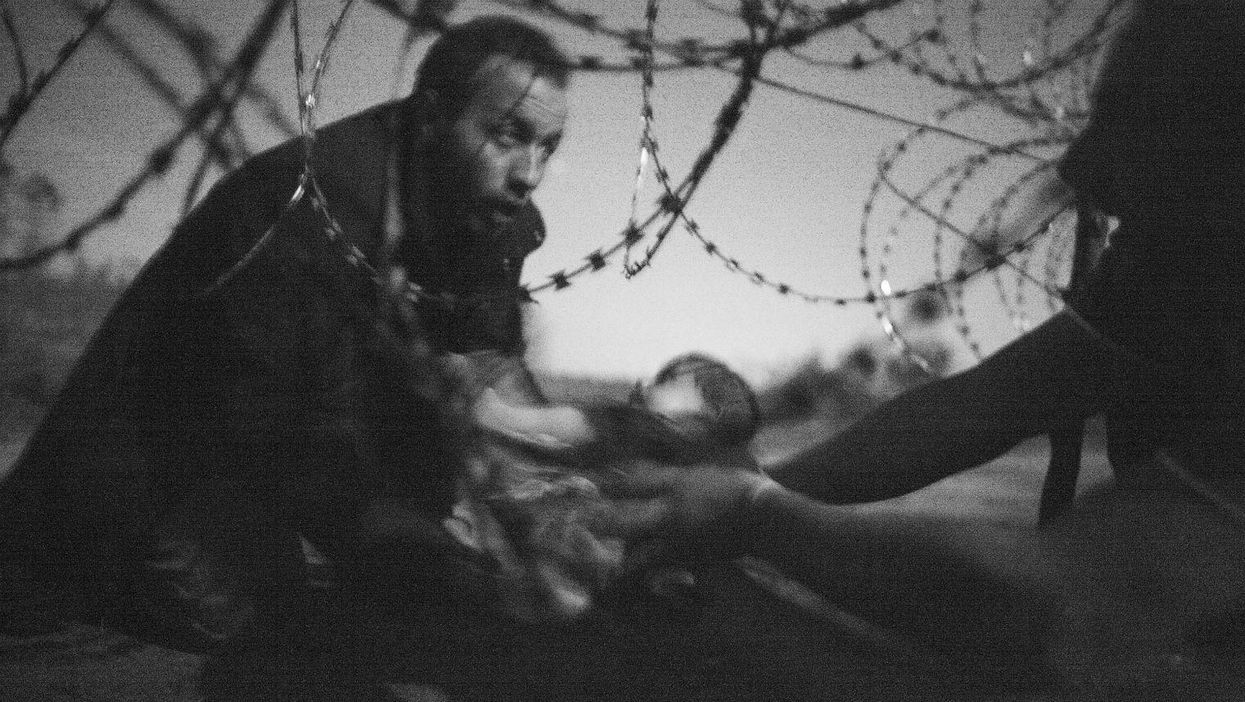 An upsetting image of the refugee crisis has been named World Press Photo of the Year