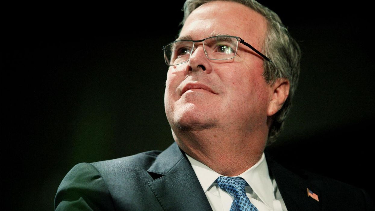Jeb! Bush's 'America' gun was actually made by a company from Belgium