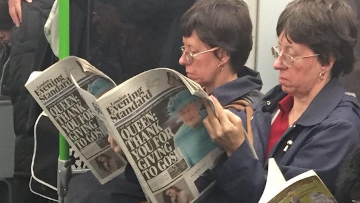 Another glitch in the matrix has been spotted on the Tube