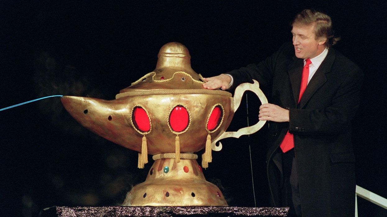 Trump was 'seemingly in fear' of a laser beam coming out of a magic lamp, according to former employee