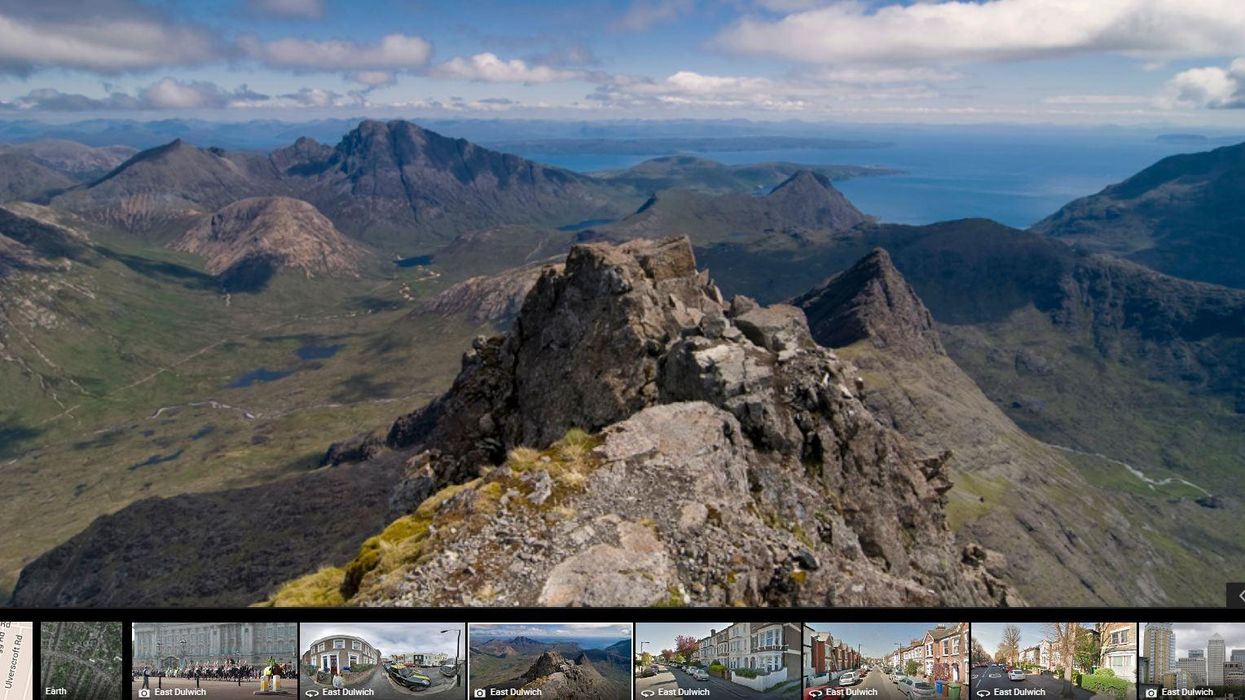 Google thinks the Scottish Highlands are in East Dulwich, London