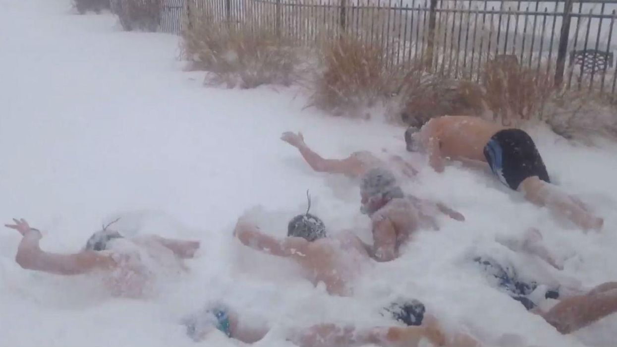 This is how people in the US are coping until the blizzard passes