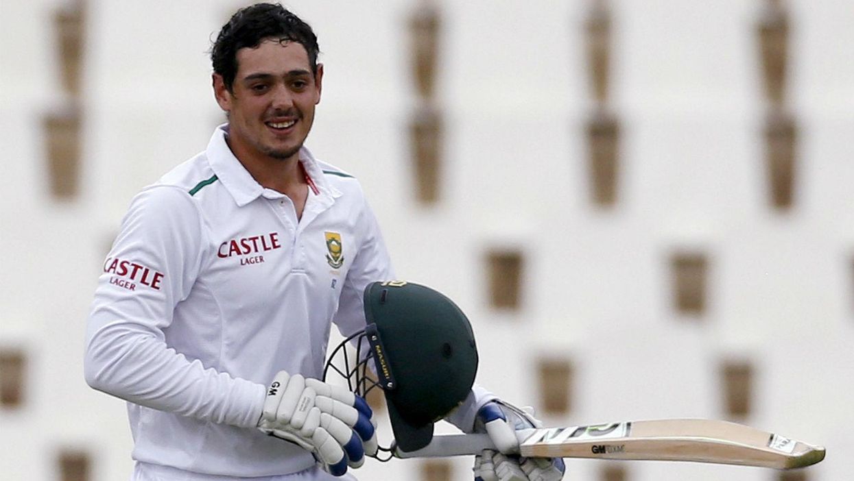 There's a young South African cricketer called De Kock and people are making childish jokes