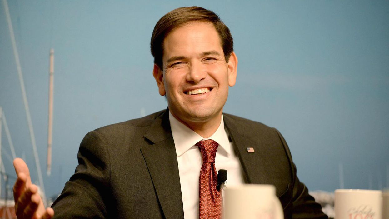 Republican presidential hopeful Marco Rubio bought a gun for Christmas just in case Isis drop by for a visit