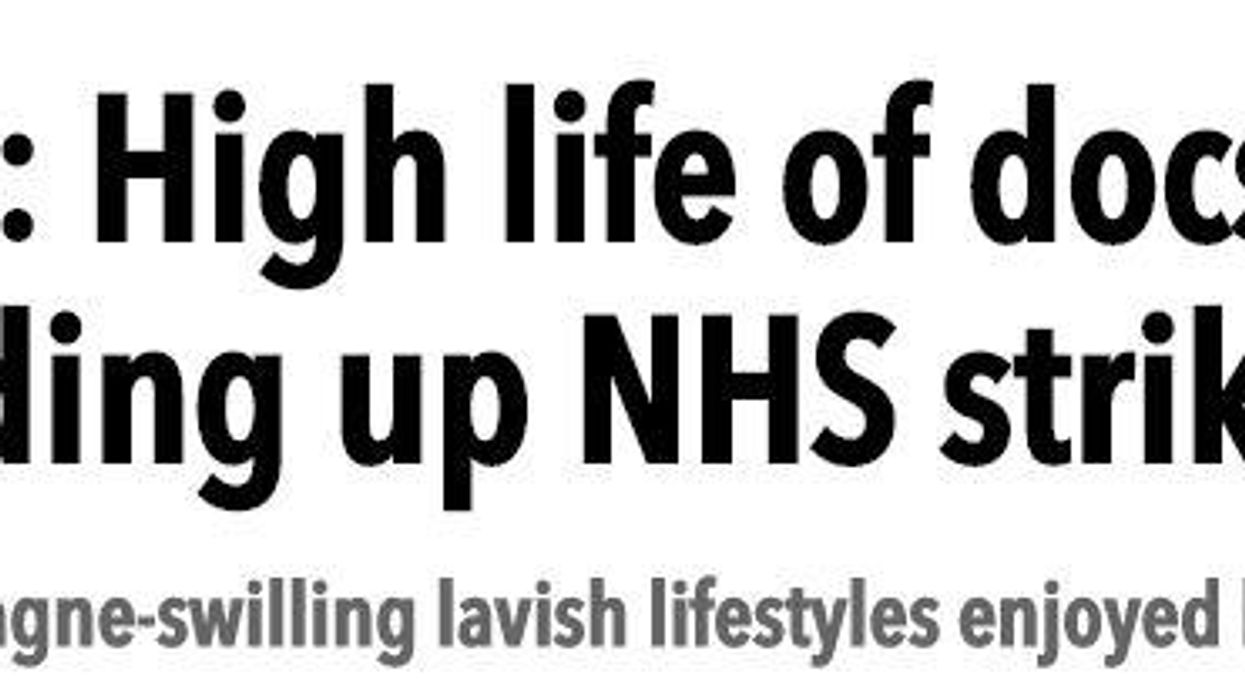 Junior doctors are posting pictures to disprove The Sun's 'Moët medics' story