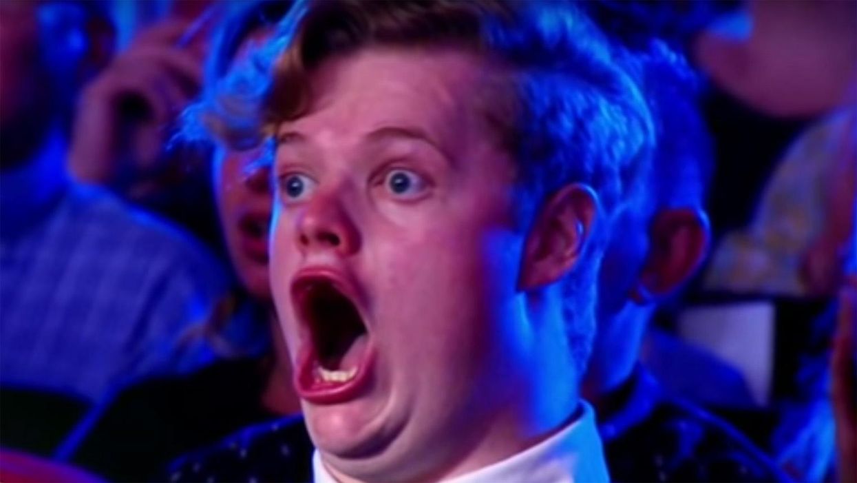 This man's reaction face on Australia's Got Talent is absolutely incredible