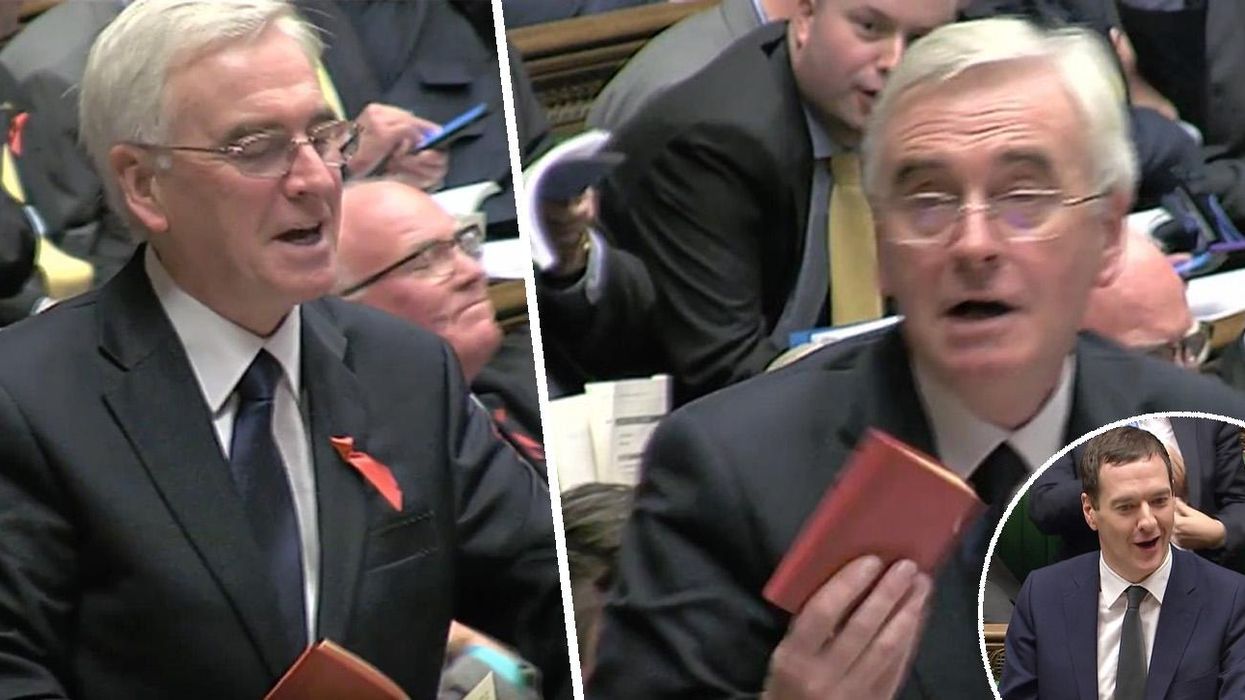 John McDonnell on throwing the Little Red Book at George Osborne: Das Kapital was too heavy