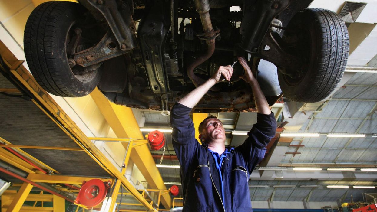 Jokester mechanics left an MOT note that said what we're all thinking