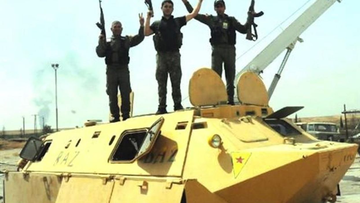 Kurdish fighters are using 'Mad Max' inspired homemade tanks to take on Isis