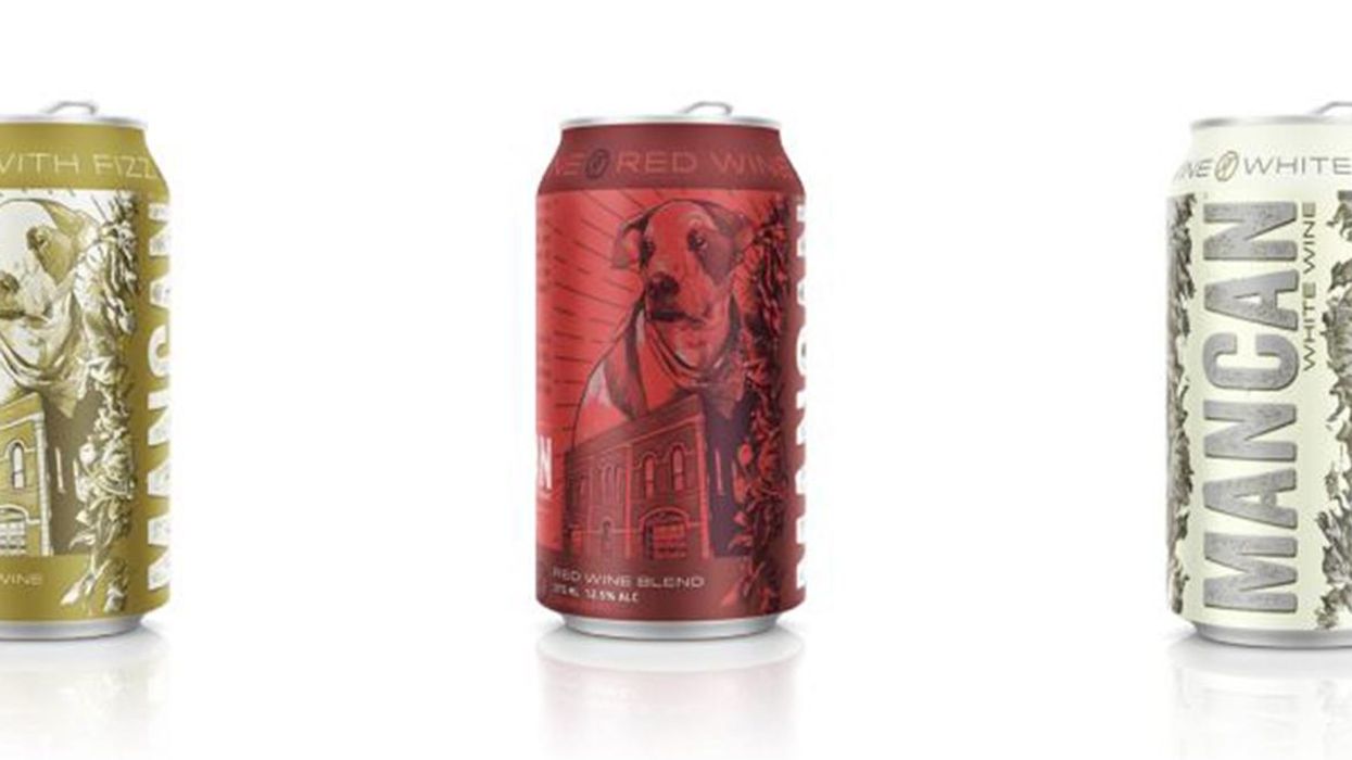 Mancan wine in a can is wine for men in a can and it's ridiculous