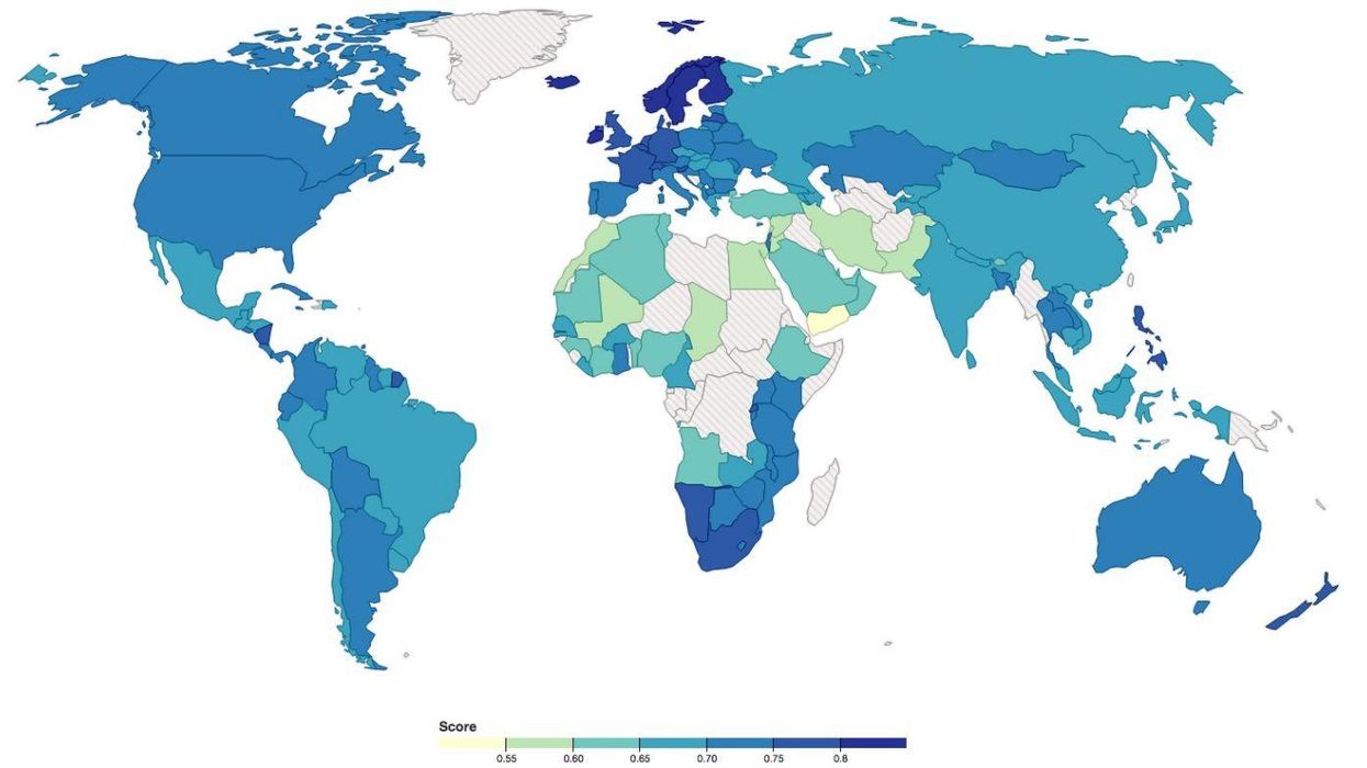 These are the countries closest to gender equality