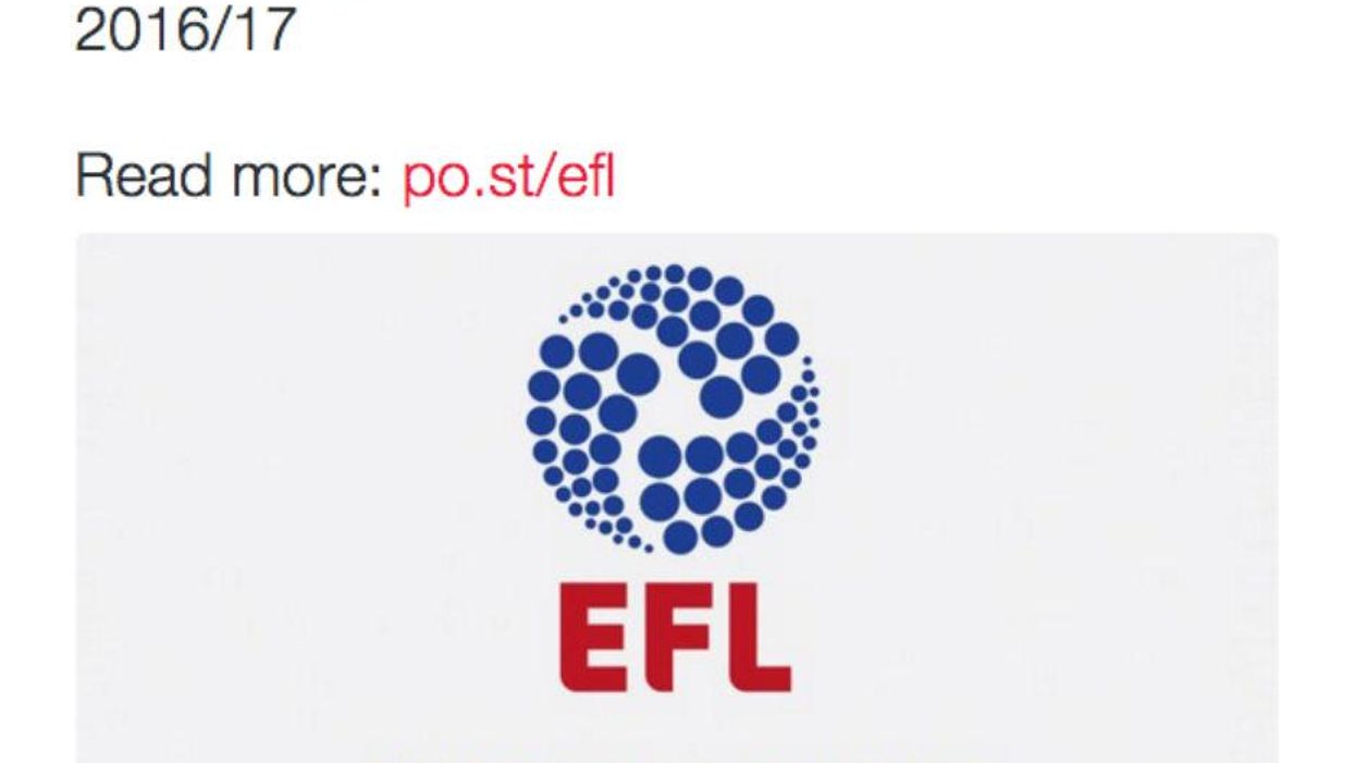 The Football League has renamed itself EFL but please do not confuse it with the EDL